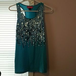 Sequined  tank top